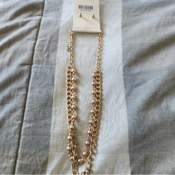 Carisma Double Chain  with earrings - Picture 2 of 2